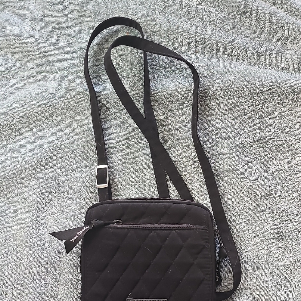 Black Quilted Crossbody Bag